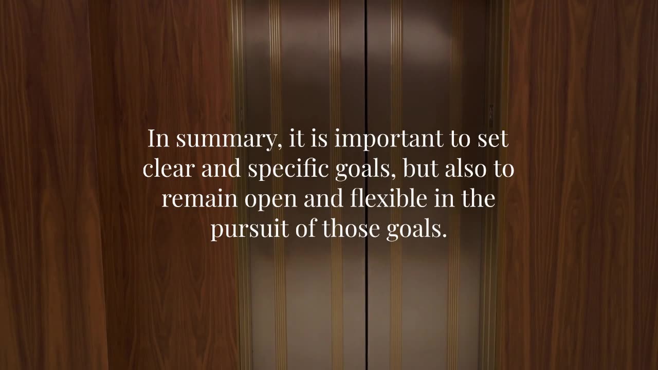 KB Entertainment 5th chapter of Goal setting week: Flexibility and adjust accordingly!