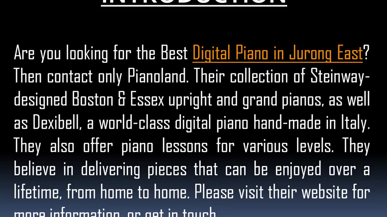 Best Digital Piano in Jurong East