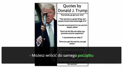 Trump otacza się wspólnikami operacji Warp Speed. PL Napisy.