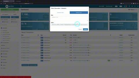 47 How to Generate and Validate Tokens on the Ardor Blockchain