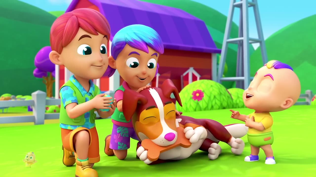 Old Farmer Joe Had A Farm | Joe's Farm Song For Kids | Nursery Rhymes and Baby Songs with Zoobees