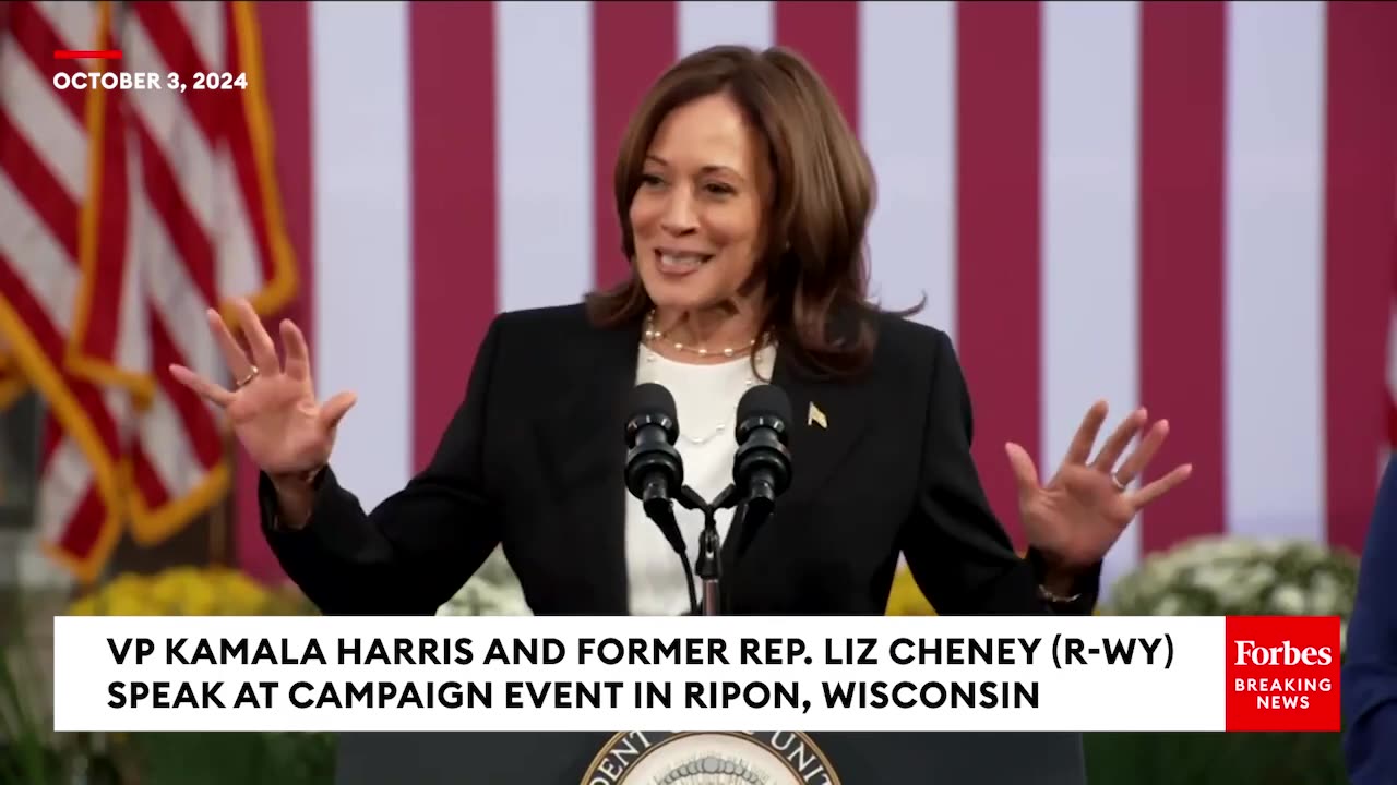 Kamala Harris Thanks Dick Cheney 'For His Support And What He Has Done To Serve Our Country'