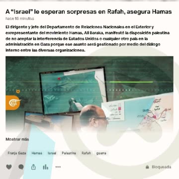 A “Israel” le esperan sorpresas en Rafah, asegura Hamas