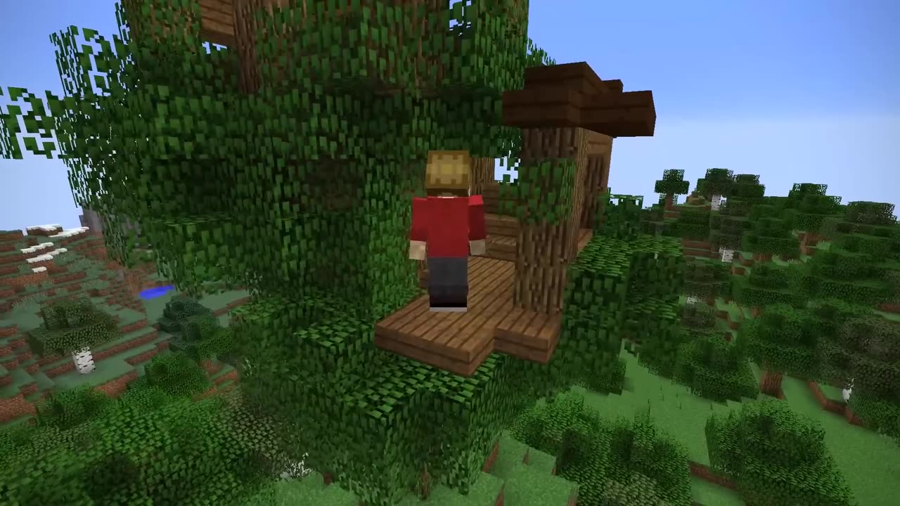 3 Minecraft Starter TREEHOUSE Designs