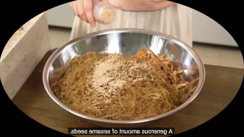 Mukbang-Style Korean Japchae: A Step-by-Step Cooking Guide