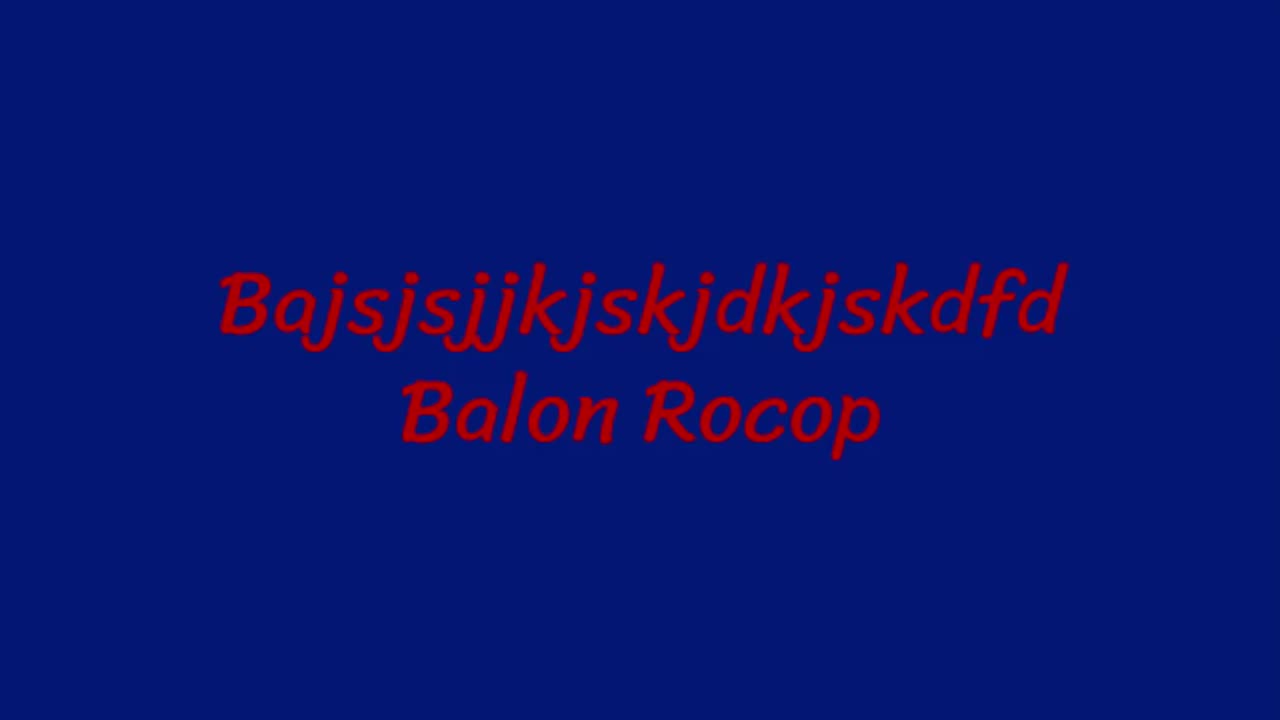 Balon Rocop - Bajsjsjjkjskjdkjskdfd