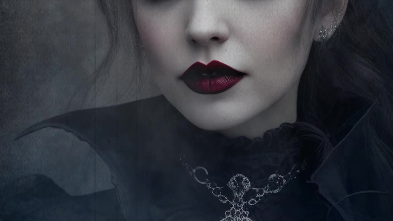 Gothic Girl | Gothic Woman | Gothic Vampire | Vampire Goth | Victorian Gothic | AI Art #vampiregoth