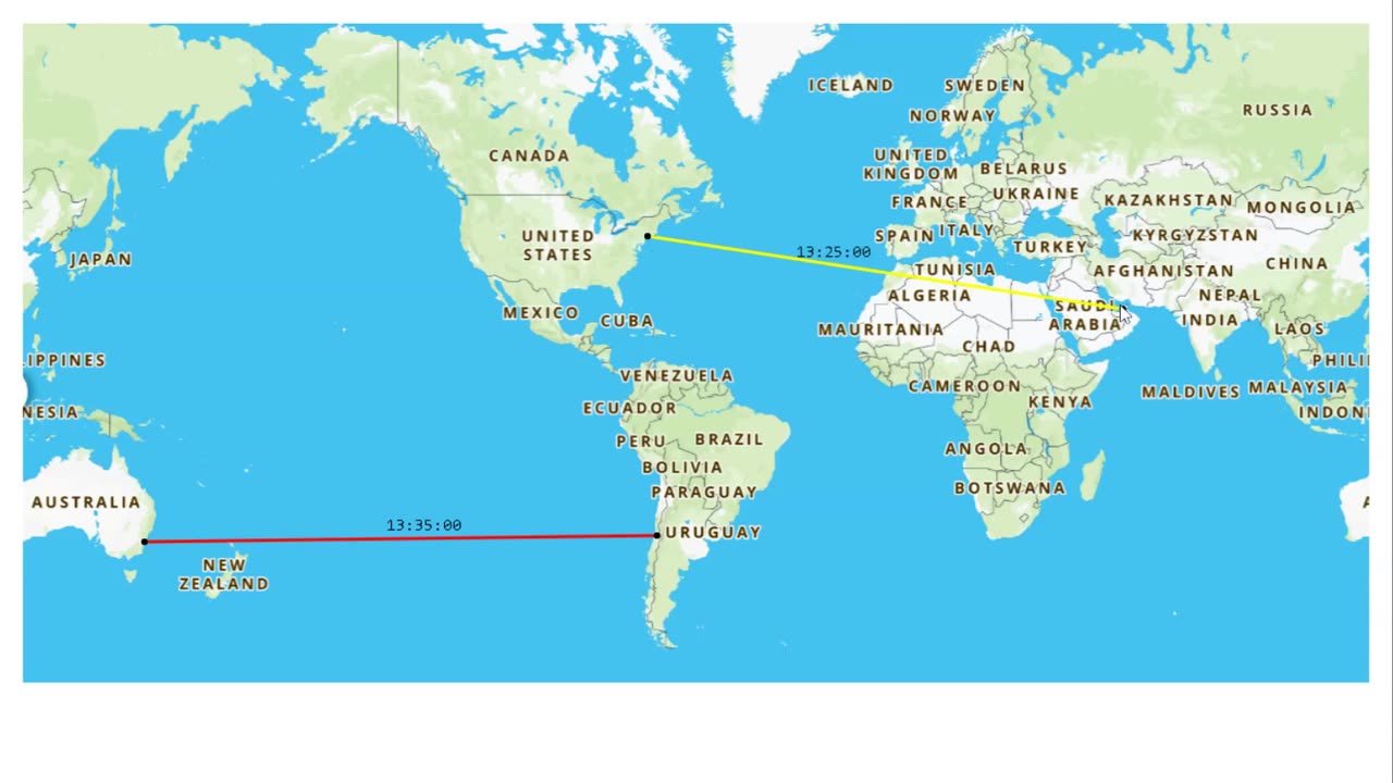 Peculiar airline routes causing a stir between globe and flat earth: What's your take?