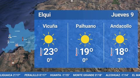 EL TIEMPO EN LA REGIÓN - MIÉRCOLES 08 DE MAYO 2024