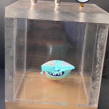 Incrivel o que aconteceu com Fini na Camara de vácuo