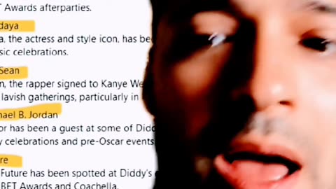 THE DIDDY FILES - DIDDY'S FREAKOFF ATTENDEES LIST