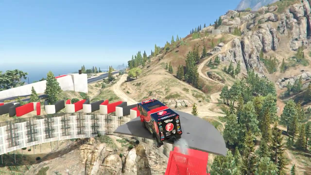 CRAZY Parkour Stunt Race - GTA 5