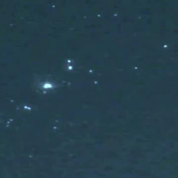 On 01-12-24 I captured this strange object flashing near the Orion Nebula M42