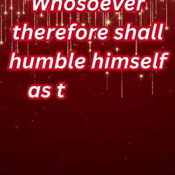 "The Greatest in the Kingdom of Heaven" Matthew 18:4#shorts #youtubeshorts #youtube #ytshorts #yt