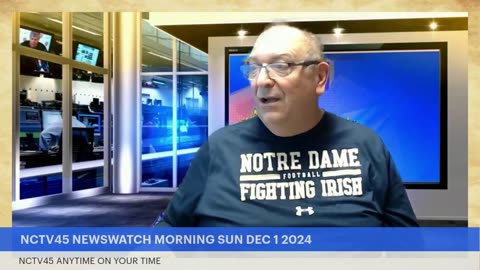 NCTV45 NEWSWATCH MORNING SUN DEC 1 2024