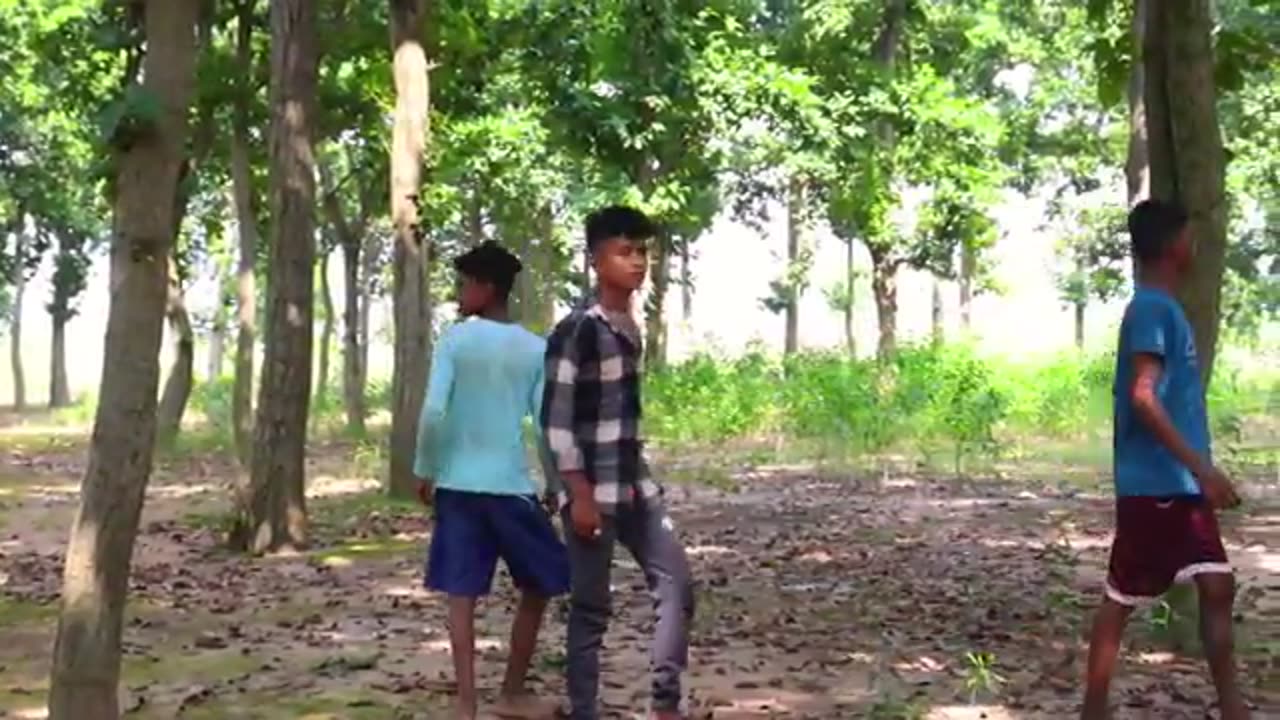 Anaconda Snake Attack On Village Boy In Forest