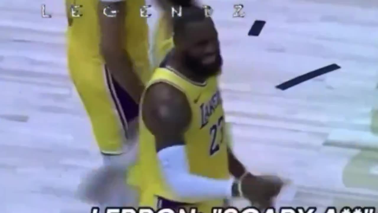 LeBron making this hating woman flinch is still hilarious