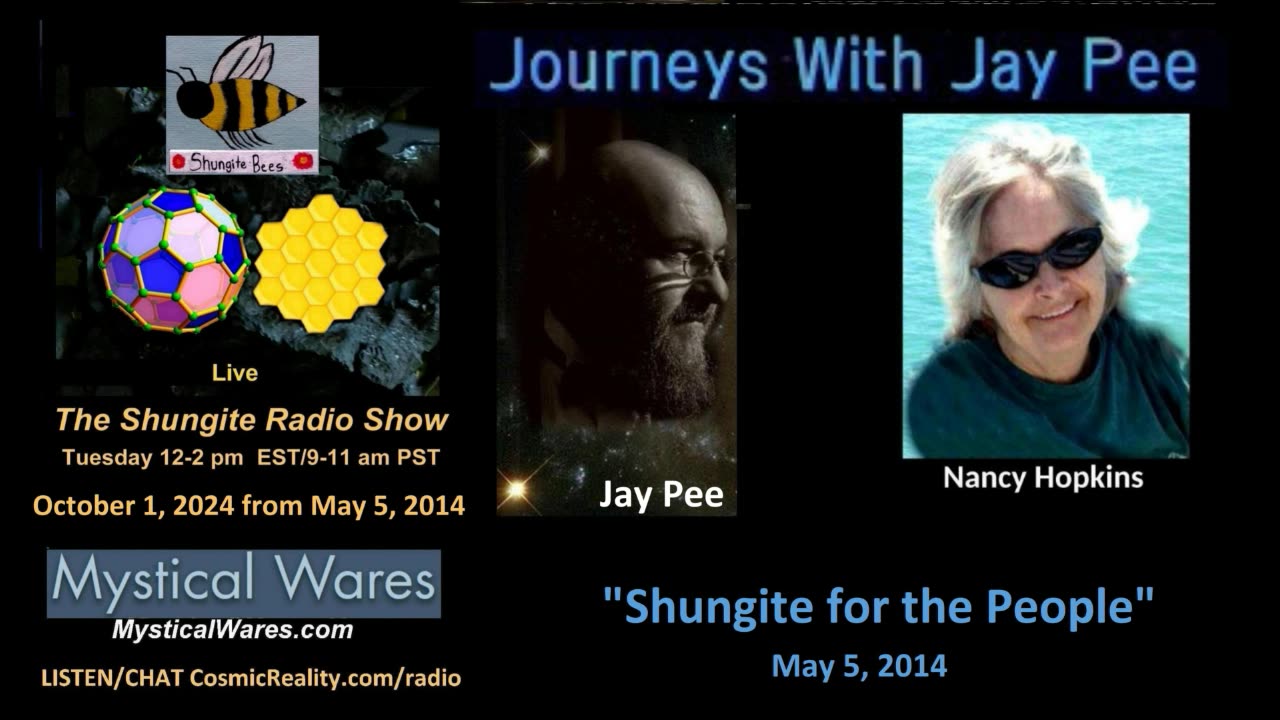 SHUNGITE REALITY 10/1/24 - REPLAY of 5-5-2014 Shungite for the People