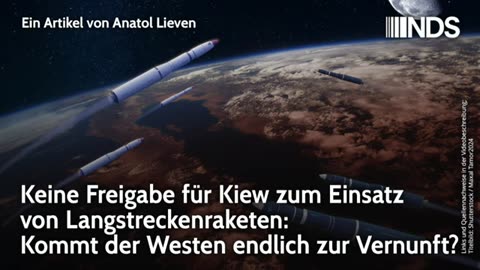 Keine Freigabe für Kiew zum Einsatz von Langstreckenraketen: Kommt der Westen endlich zur Vernunft?