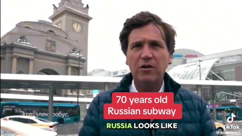 Tucker Carlson - 70 years old Russia subway