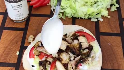 Chicken shawarma #grillinwithdad #chicken #Recipe #ShowUpShowOff #homecooking #shawarma