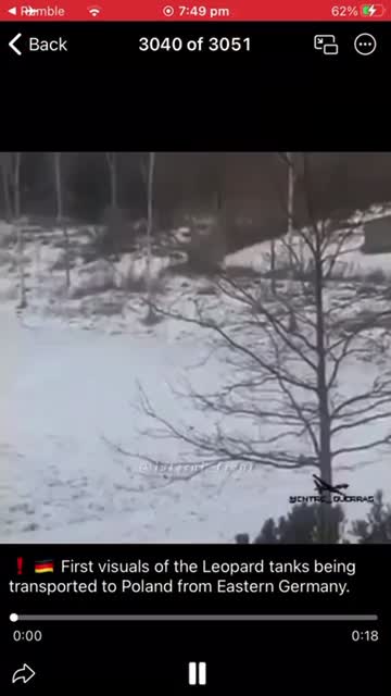 Tanks Leopard from Germany being transported to Poland