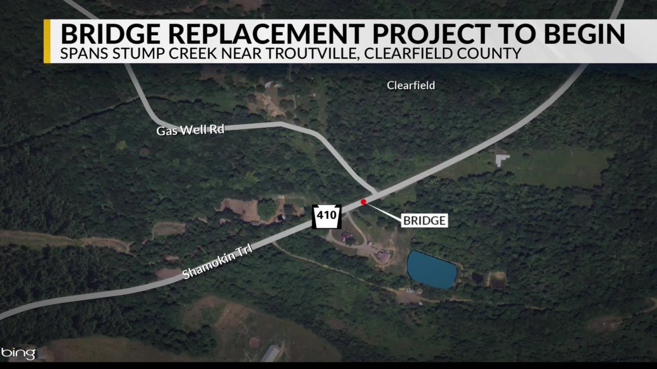 Work to replace decades-old bridge starting in Clearfield County