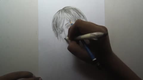 Miley Cyrus's Best Look Pencil Drawing