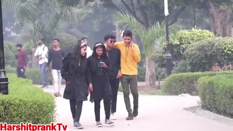 Hugging Random cute Girls prank prank in india 2021 || Harshit Prank Tv