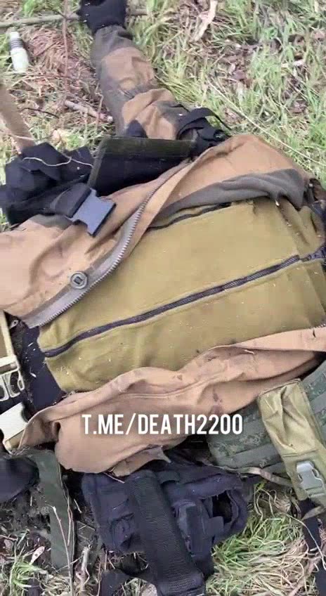 A Muslim Russian Soldier KIA around Bakhmut