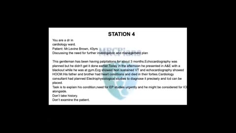 ST5.35 year old lady with vomiting, -ST5.55 year old lady with falls