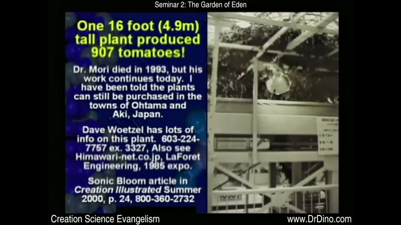 Creation Seminar 2: "The Garden of Eden" - Dr Kent Hovind