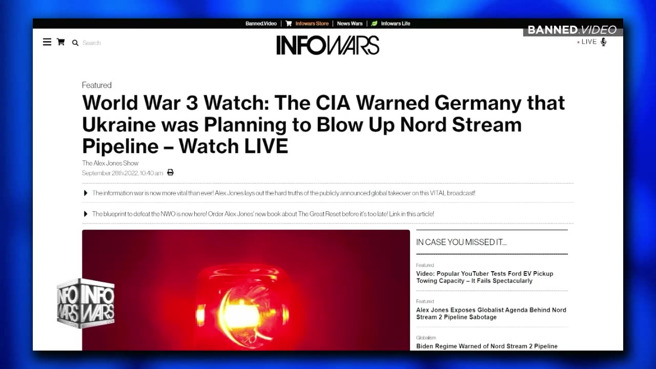 Nord Stream pipeline false flag