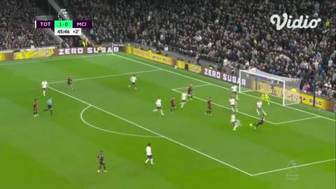 Highlights of the 22/23 Premier League match between Tottenham Hotspur and Manchester City
