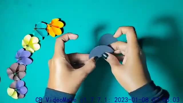 How to make 2 Beautiful Paper Flower Craft Idea DIY Simple Paper Flower Craft For Home Decor