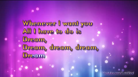 DUET Everly Bros Dream Karaoke