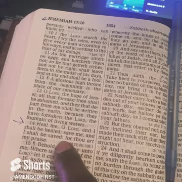 chosen ones daily scripture jeremiah 17_10 heal me o lord and i shall be healed!