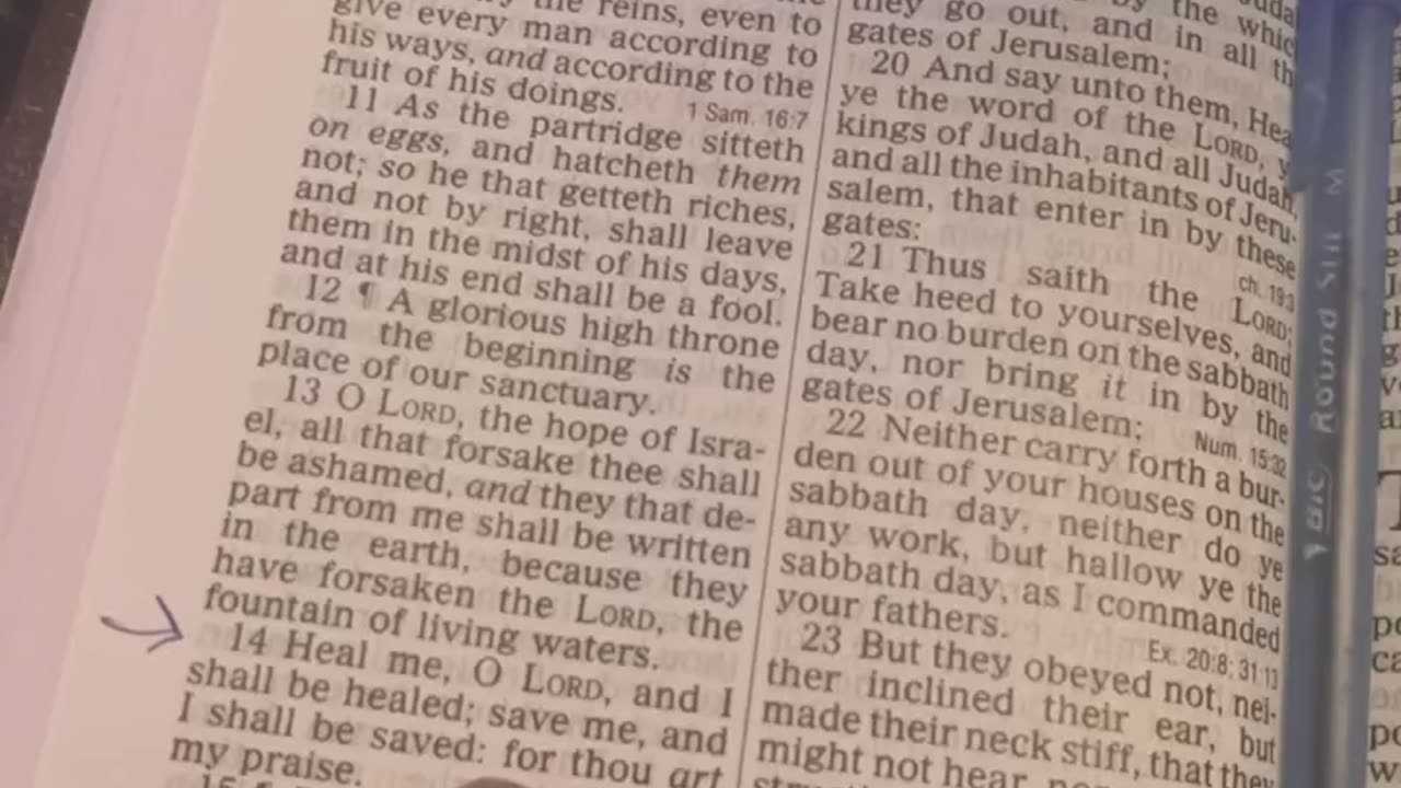 chosen ones daily scripture jeremiah 17_10 heal me o lord and i shall be healed!