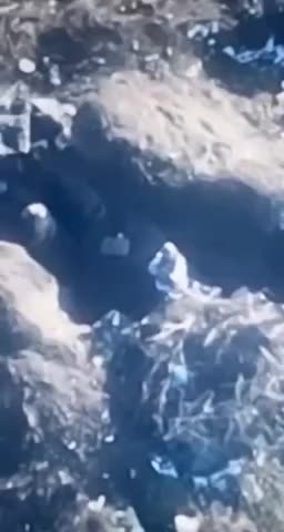 Shelling Russian Trenches