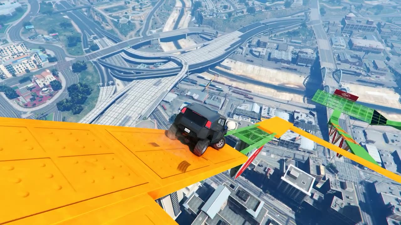 GTA 5 PARKOUR STUNT RACE