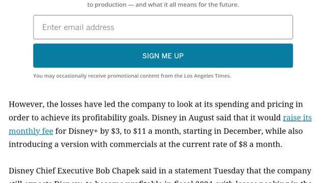 Disney+ is losing billions