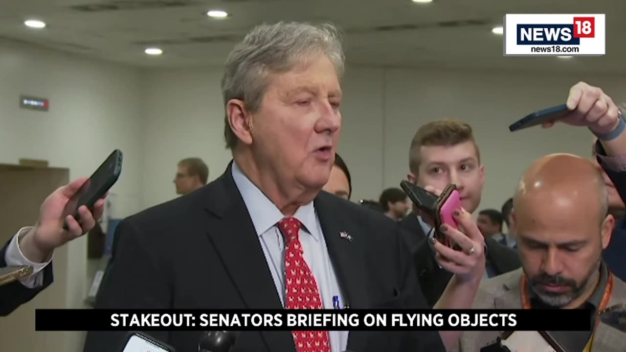 Sen. John Kennedy following a briefing on flying unidentified objects: "These objects have been flying over us for YEARS, many years..."