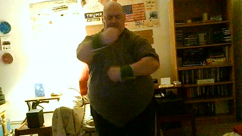 Doing a Wing Chung workout for my Accountability.
