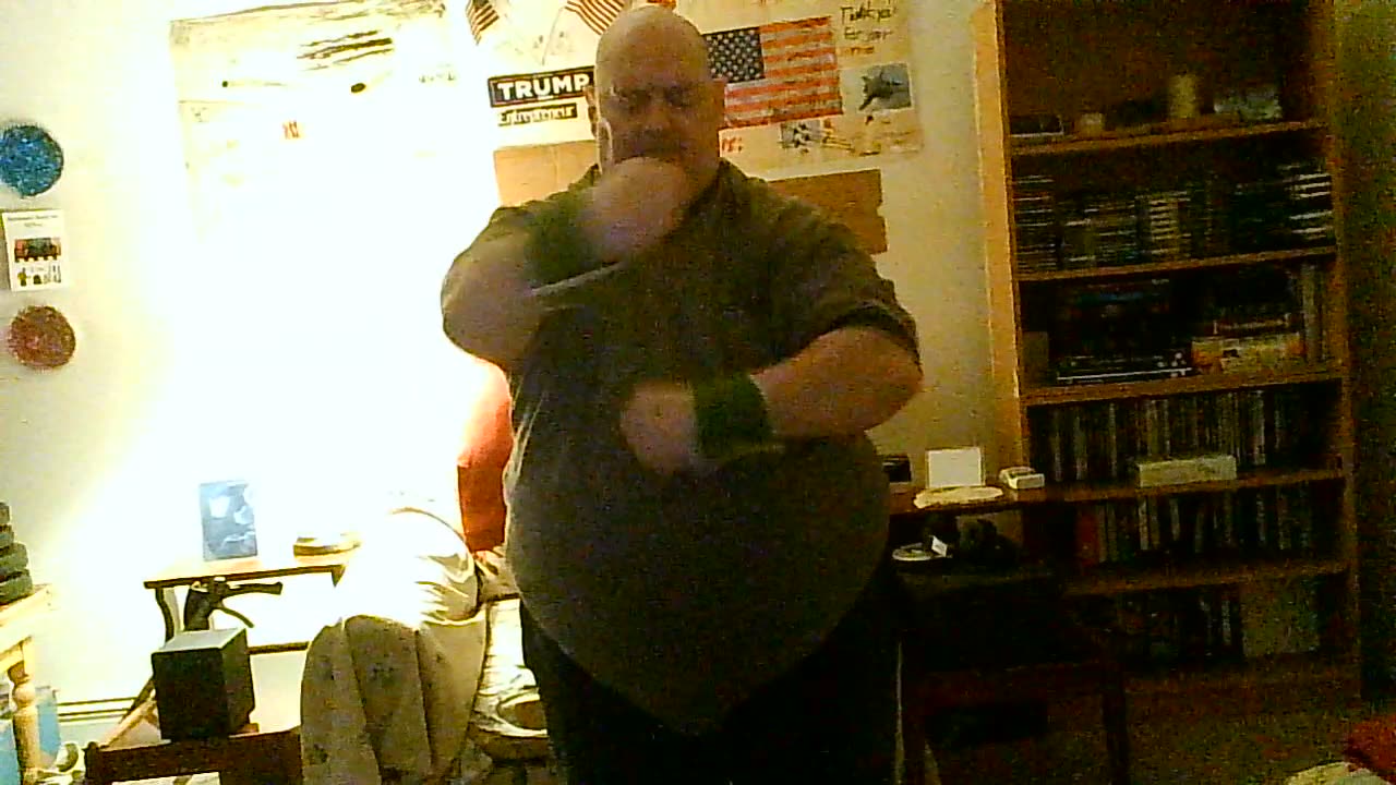 Doing a Wing Chung workout for my Accountability.
