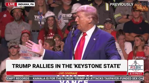 President Trump Rally Indiana Pennsylvania Sept 23 2024