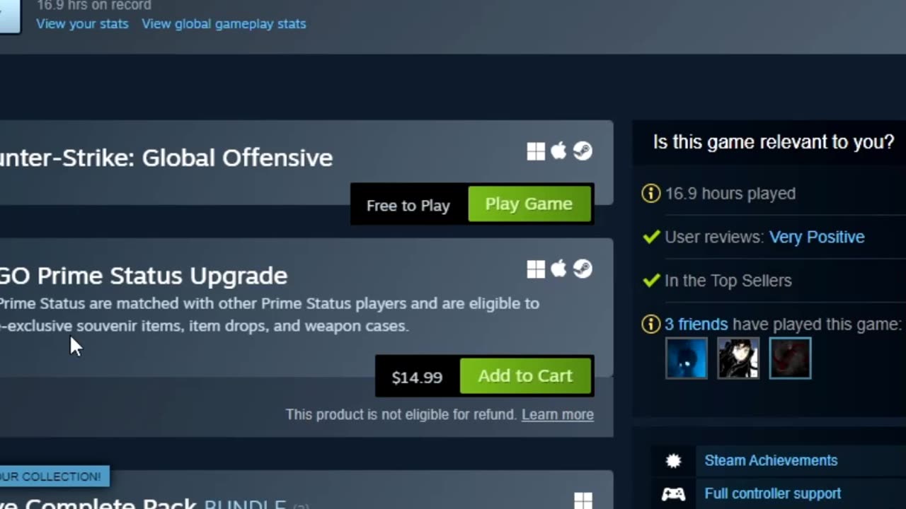 How much does it cost to Play Csgo(and experience all gameplay)