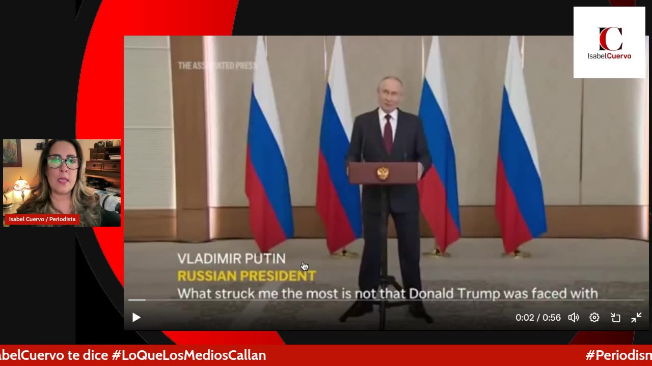 🔴 PUTIN: TRUMP ESTÁ EN PELIGRO