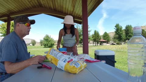 Picnic at the park in Bridgeport Washington