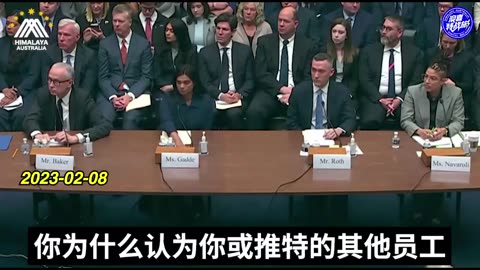 美國眾議員Nancy Mace在眾議院監督與問責委員會上，質問前推特首席審查官Vijaya Gadde