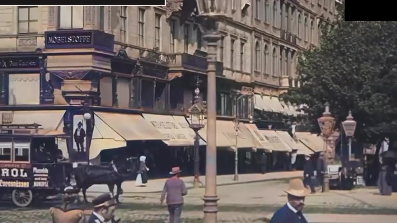 Train ride through Vienna, 1906.